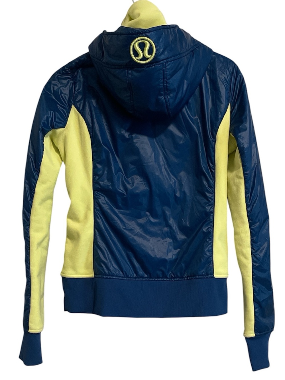 Lululemon UBA Hoodie Jacket *Lux SE Limitless Blue / Clarity Yellow Size 4